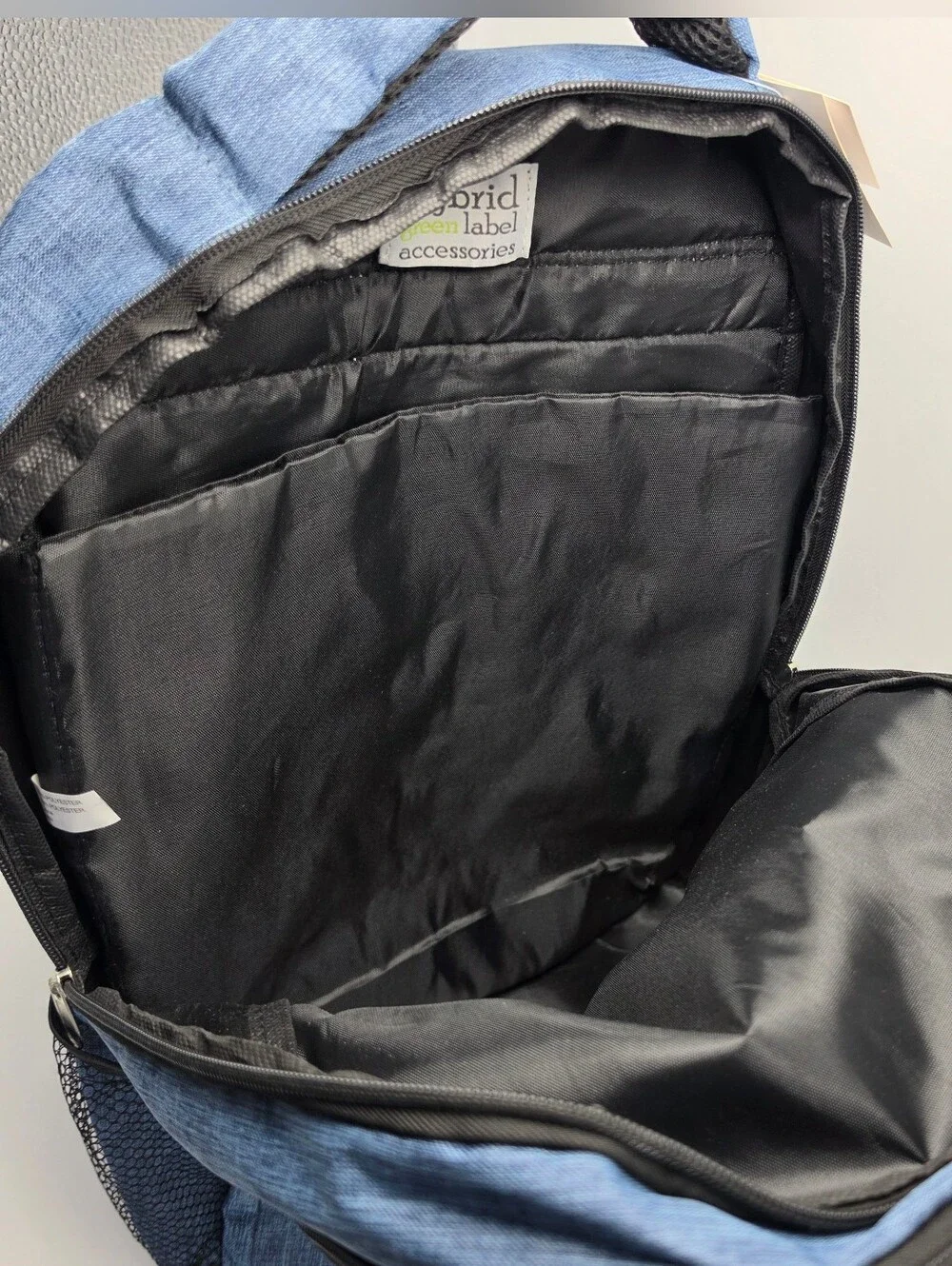 Hybrid Green Label Unisex Backpack With Cushioned Straps Color Blue
